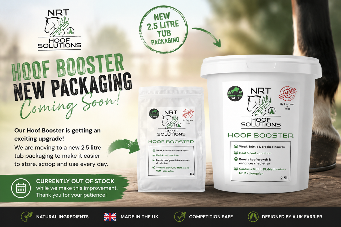 NRT Hoof Booster - New Packaging Coming Soon!