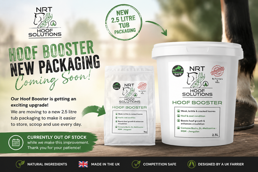 NRT Hoof Booster - New Packaging Coming Soon!