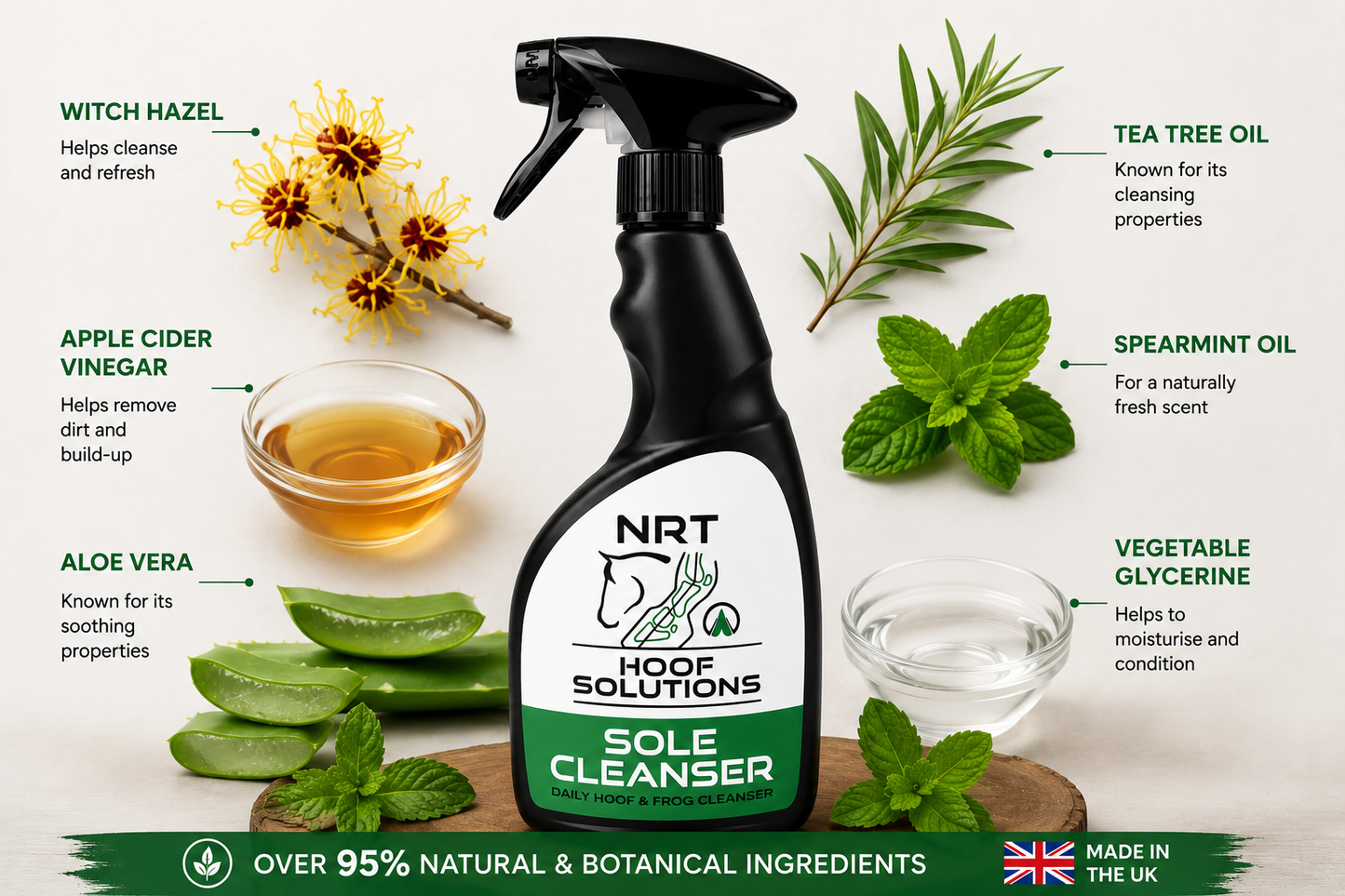 NRT Hoof Solutions Sole Cleanser 500ml